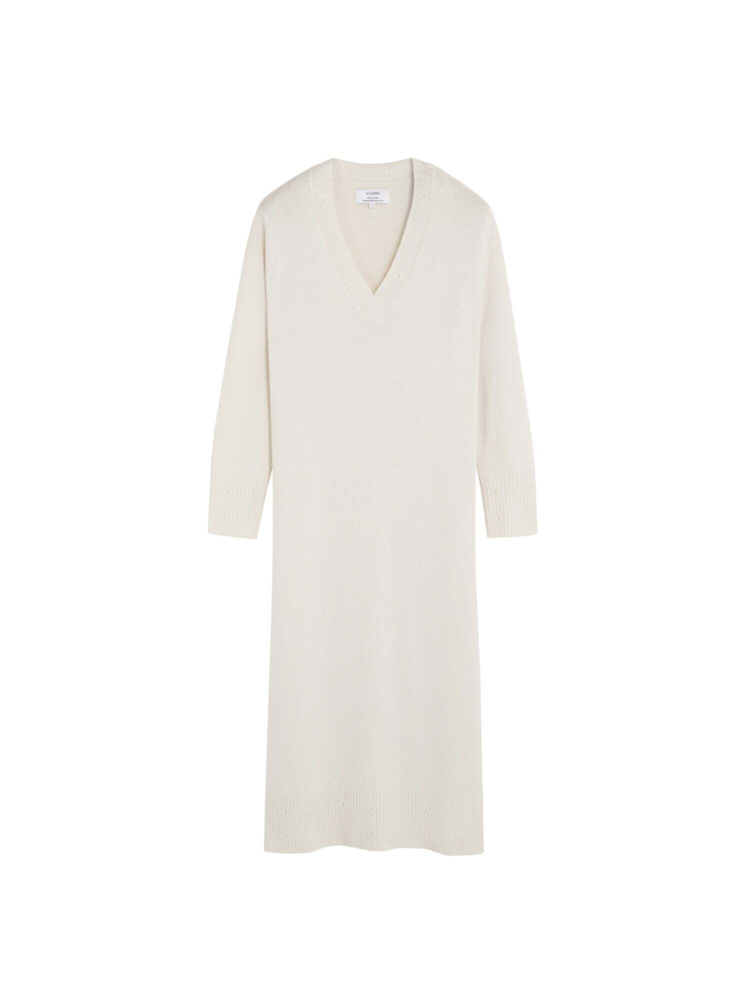 Scalpers Плетена рокля &#x27;Merh&#x27; в бежово: отпред