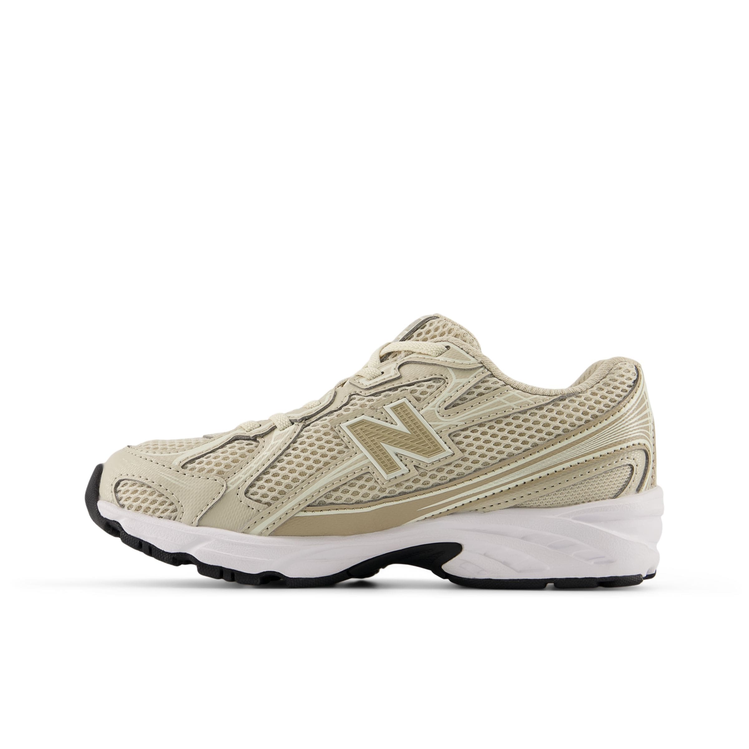 new balance Sneakers '740 Bungee Lace' in Grijs: voorkant