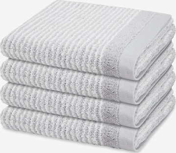 ROSS Towel 'Stripes' in Grey: front