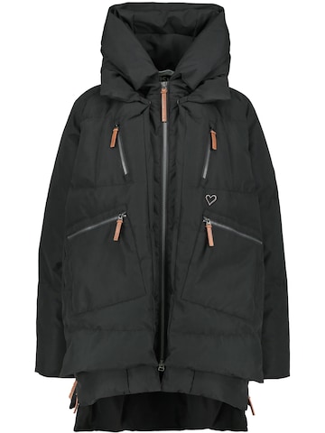 alife & kickin Winterjacke 'JuanitaAK'‌‌‌‌ in Schwarz: Vorderseite
