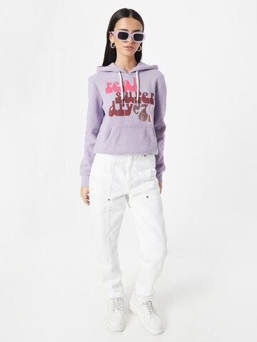 Sweat-shirt Superdry en violet