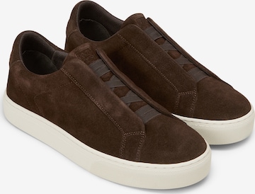 Marc O'Polo Sneaker ' aus Veloursleder ' in Braun: Vorderseite
