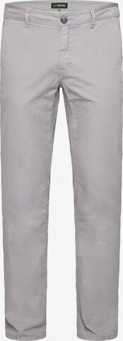 CAMP DAVID Regular Chino Pants in Grey: front