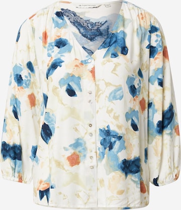 TOM TAILOR Blouse in Wit: voorkant