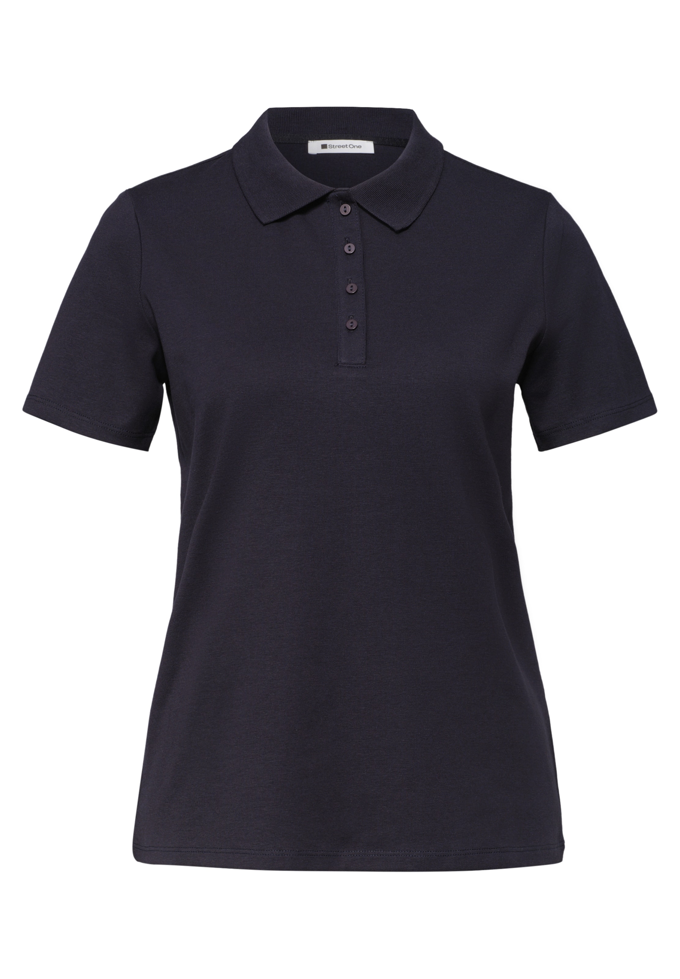 STREET ONE Poloshirt in Blau: Vorderseite