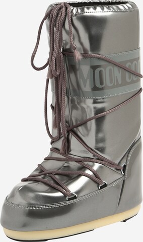 MOON BOOT Snow Boots in Silver: front