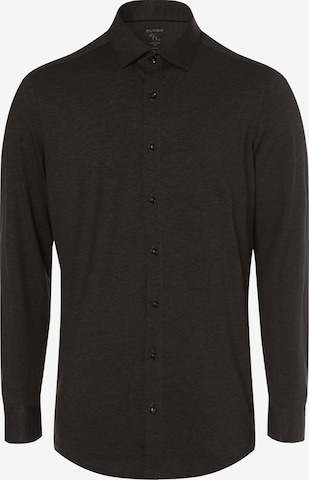 OLYMP Slim fit Button Up Shirt in Grey: front