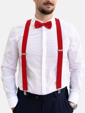 Massi Morino Suspenders in Red