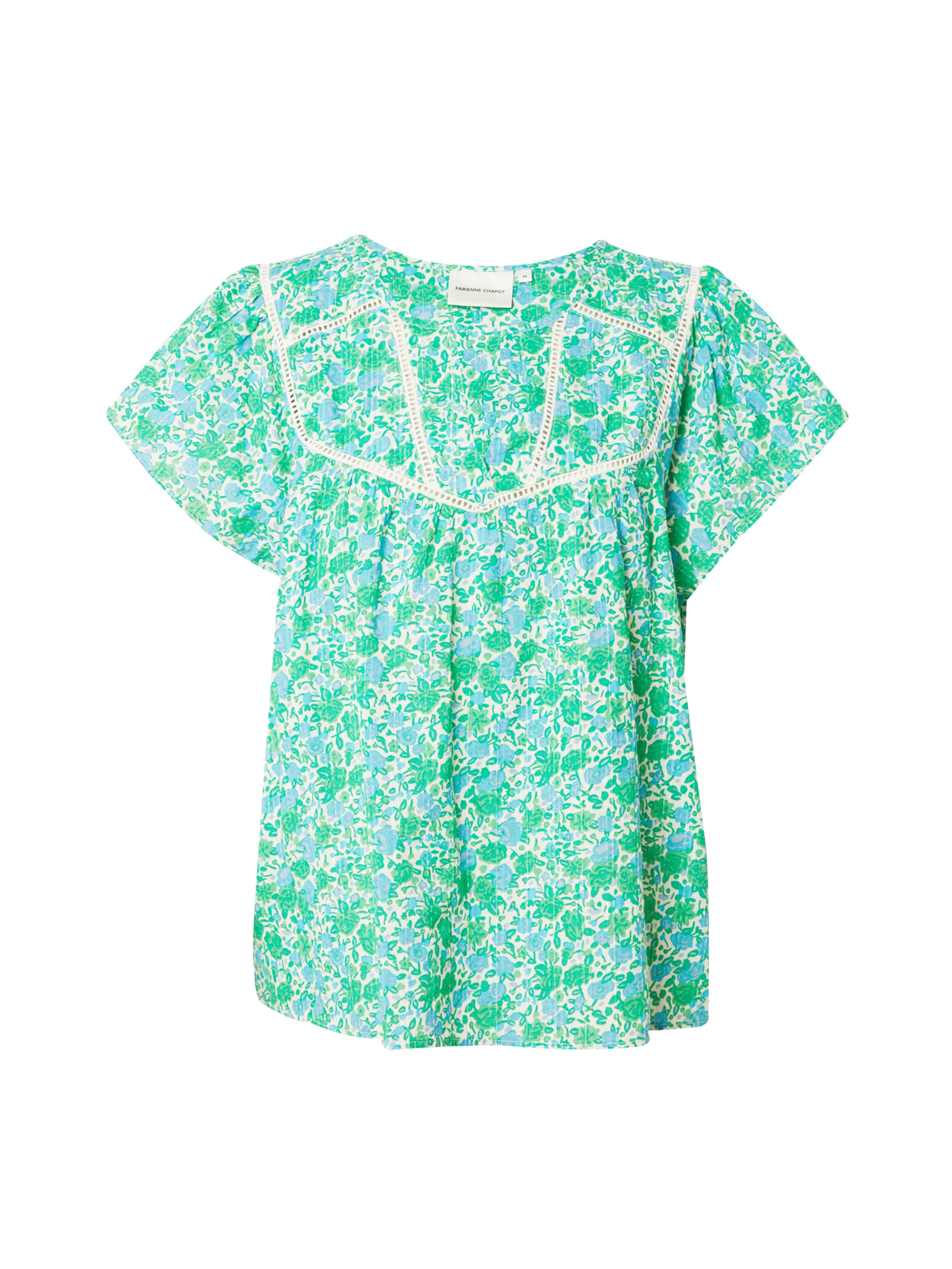 Fabienne Chapot Blouse 'Kristy' in Groen: voorkant
