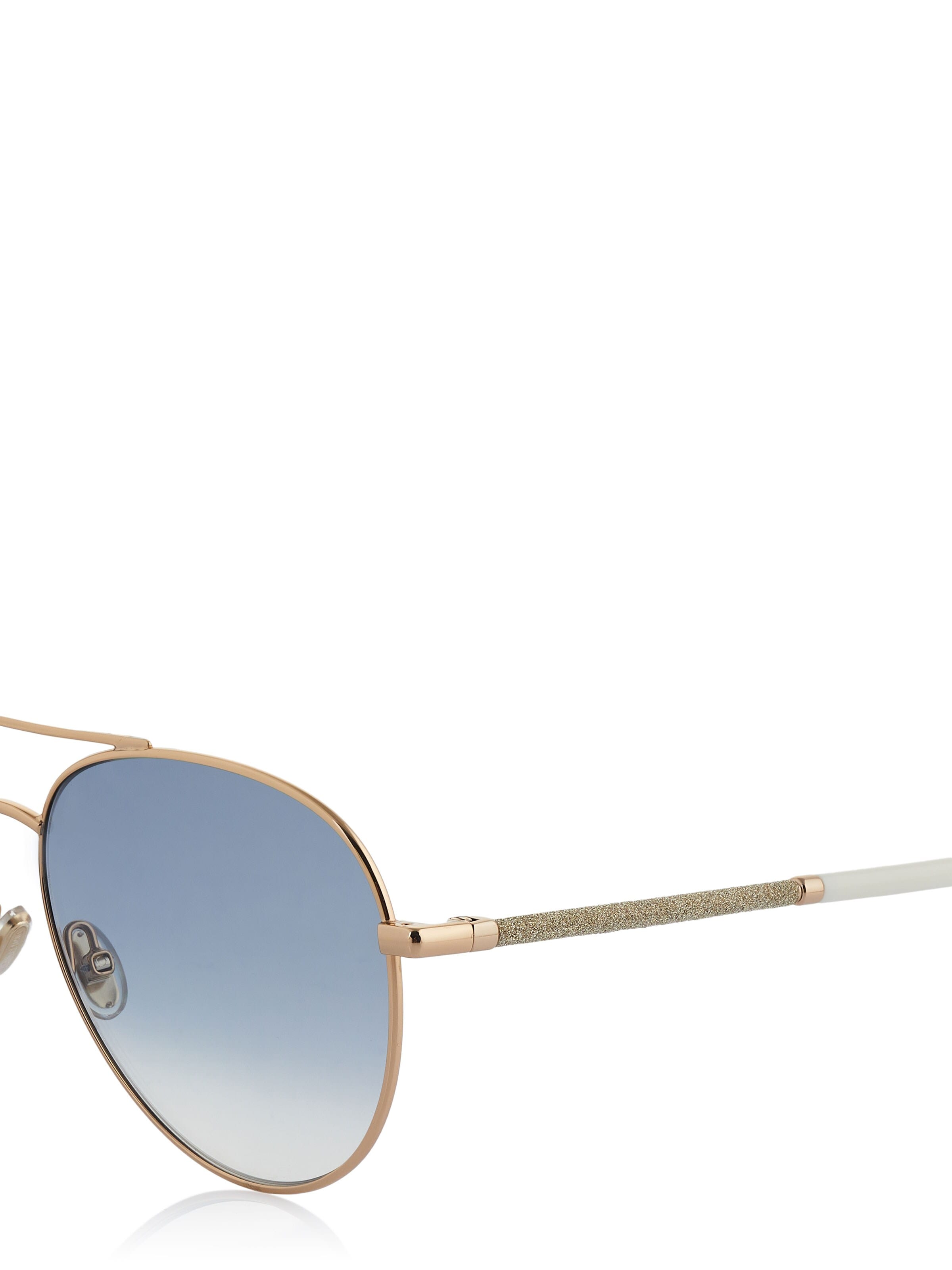 Lunettes de soleil JIMMY CHOO en or