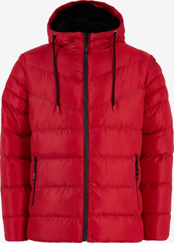 Buratti Winter Coat in Red: front