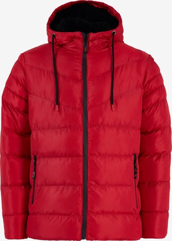 Manteau d’hiver Buratti en rouge : devant