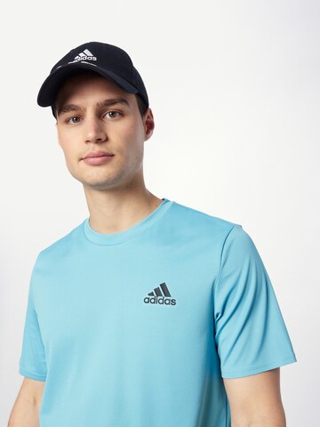 ADIDAS SPORTSWEARTehnička sportska majica 'Aeroready Designed For Movement' - plava boja