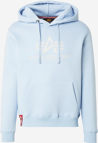 ALPHA INDUSTRIESSweater majica - plava boja: prednji dio