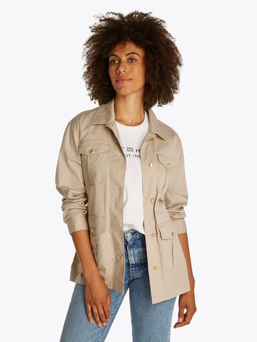 TOMMY HILFIGER Between-season jacket in Green: front