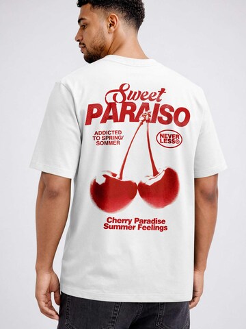 Neverless Shirt 'Sweet Cherry'‌‌‌‌ in Weiß