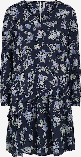 PIECES Kleid 'Dakota' in rauchblau / nachtblau / opal / braun / hellgrün, Produktansicht