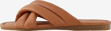 PIECES Mules 'Venia' in Brown: front