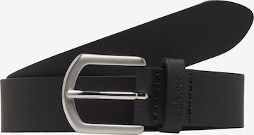 Ceinture s.Oliver en noir : devant
