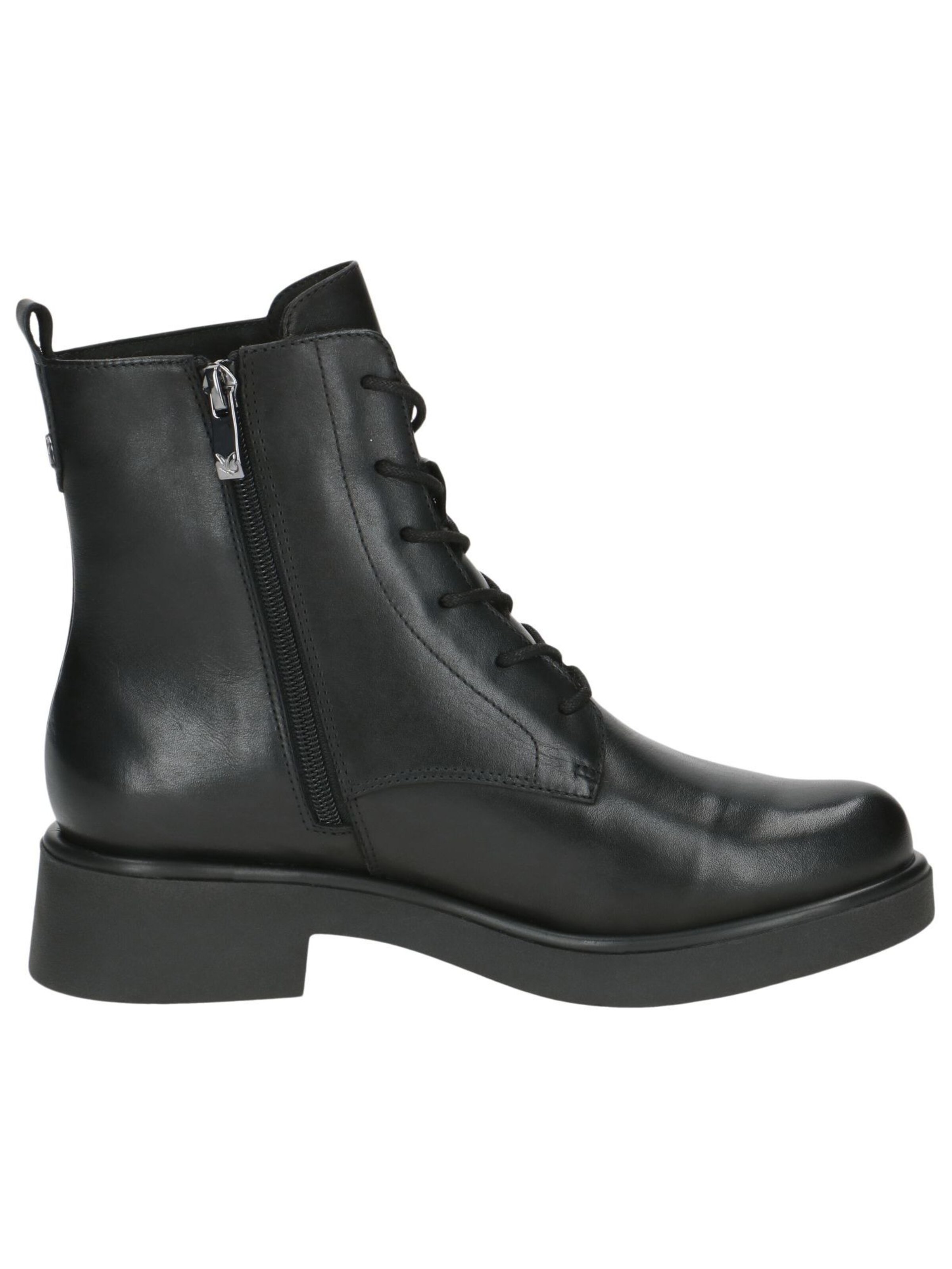 CAPRICE Lace-Up Ankle Boots in Black