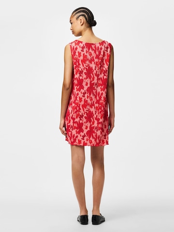 PIECES Jurk in Rood