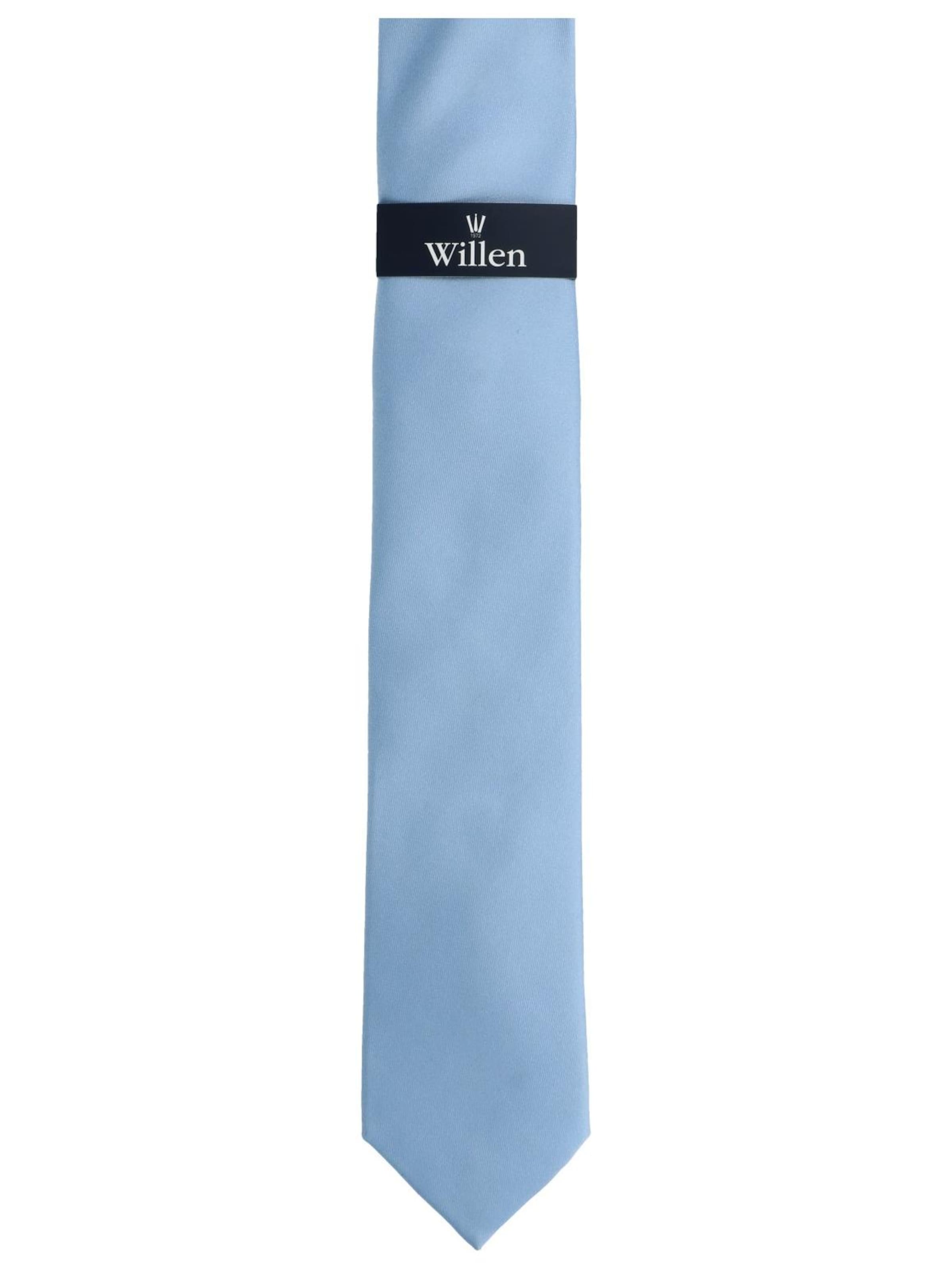 WILLEN Krawatte 'Uni de Luxe'‌‌‌‌‌‌‌‌ in Blau: Vorderseite