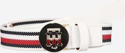 TOMMY HILFIGER Gürtel in rot / schwarz / weiß, Produktansicht