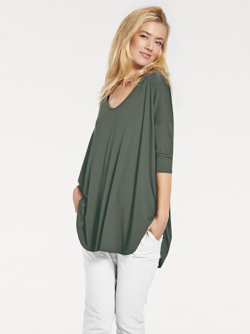 heine Oversized shirt in Groen: voorkant