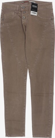 PLEASE Jeans in 25-26 in Brown: front