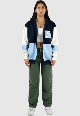 HOMEBOY Sweatvest '90's' in Blauw: voorkant