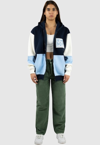 HOMEBOY Sweatvest '90's' in Blauw: voorkant