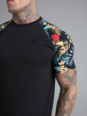 Maglietta di SikSilk in nero