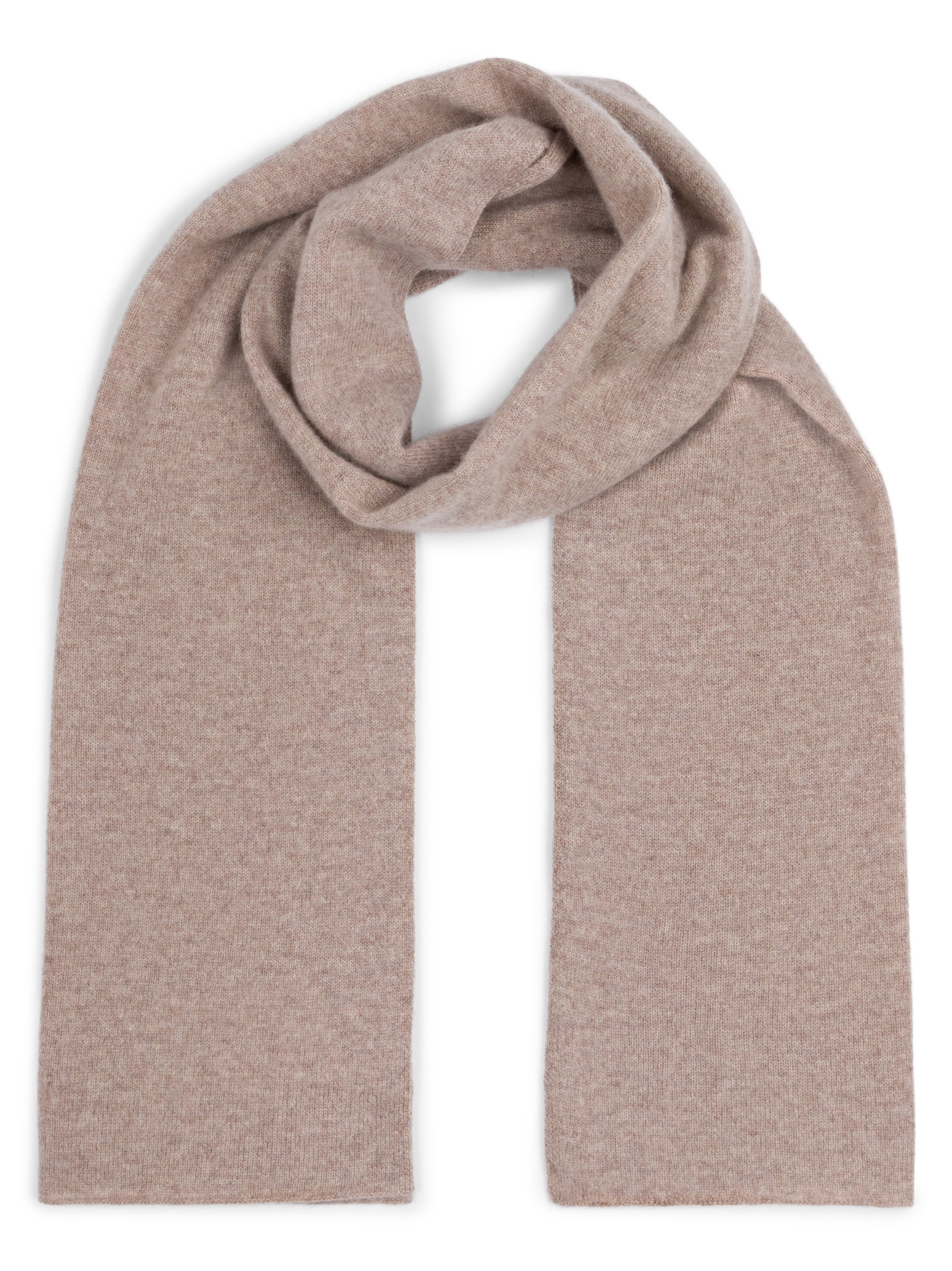 Marie Lund Pure Cashmere Schal ' ' in Grau: Vorderseite