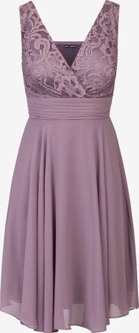 Robe de cocktail Kraimod en violet : devant