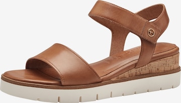 TAMARIS Strap Sandals in Brown