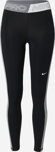 NIKE Urheiluhousut värissä harmaa / musta / valkoinen, Tuotenäkymä