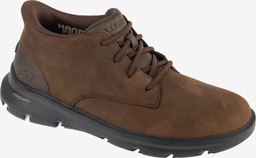SKECHERS Lace-up boots in Brown: front