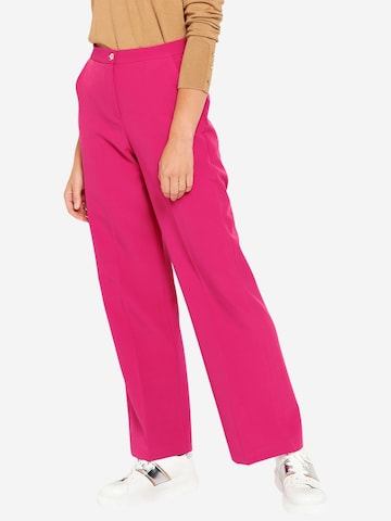 LolaLiza Regular Панталон с ръб в розово