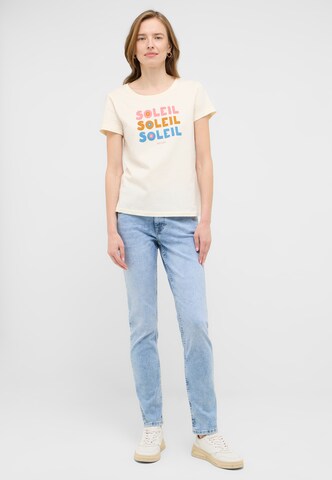 MUSTANG T-Shirt 'Alma' in Weiß