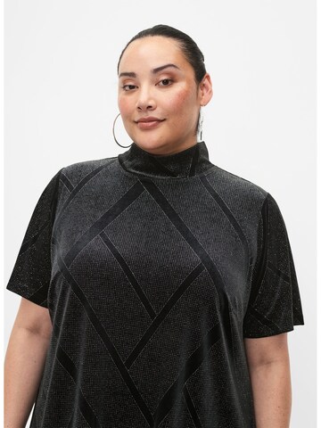 Zizzi Kleid in Schwarz