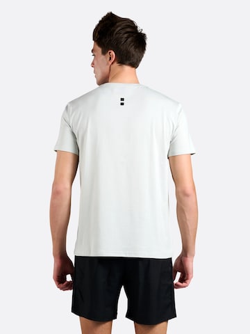 T-Shirt fonctionnel 'Bamboo Tee - Light Blue' nordicdots en gris