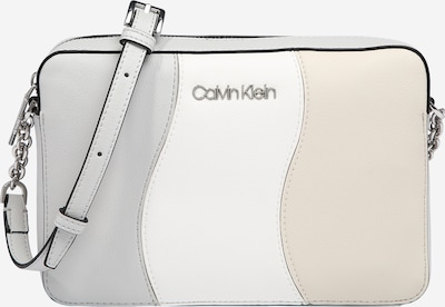 Calvin Klein Skuldertaske i creme / lysegrå / hvid, Produktvisning