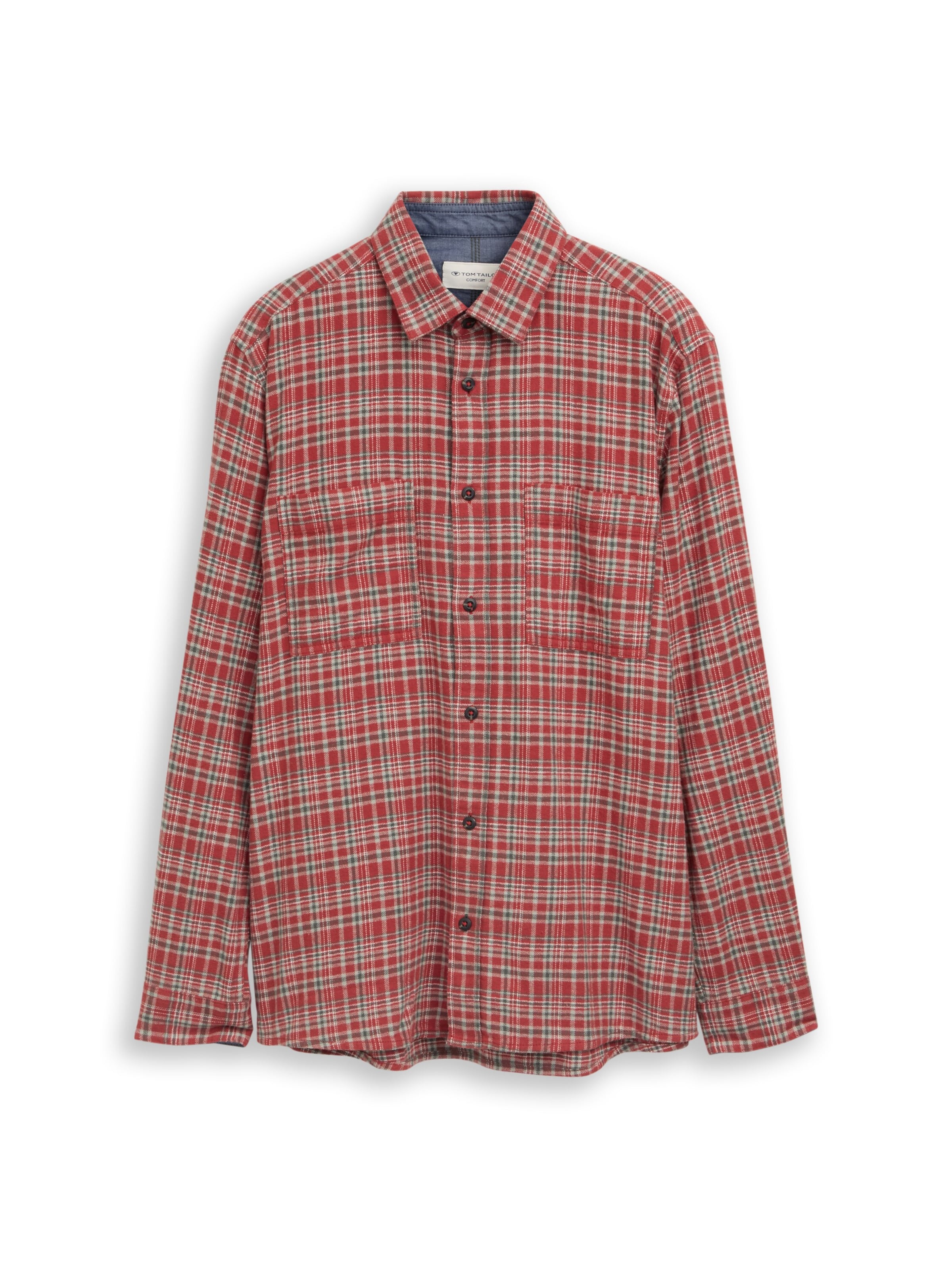 TOM TAILOR - Camisa en rojo: frente