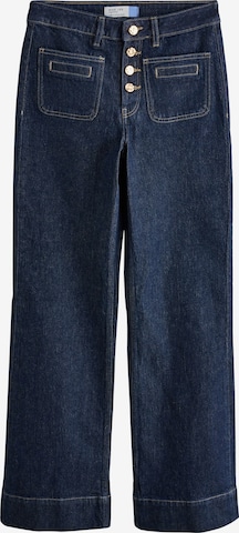 Next Wide leg Jeans in Blue: front