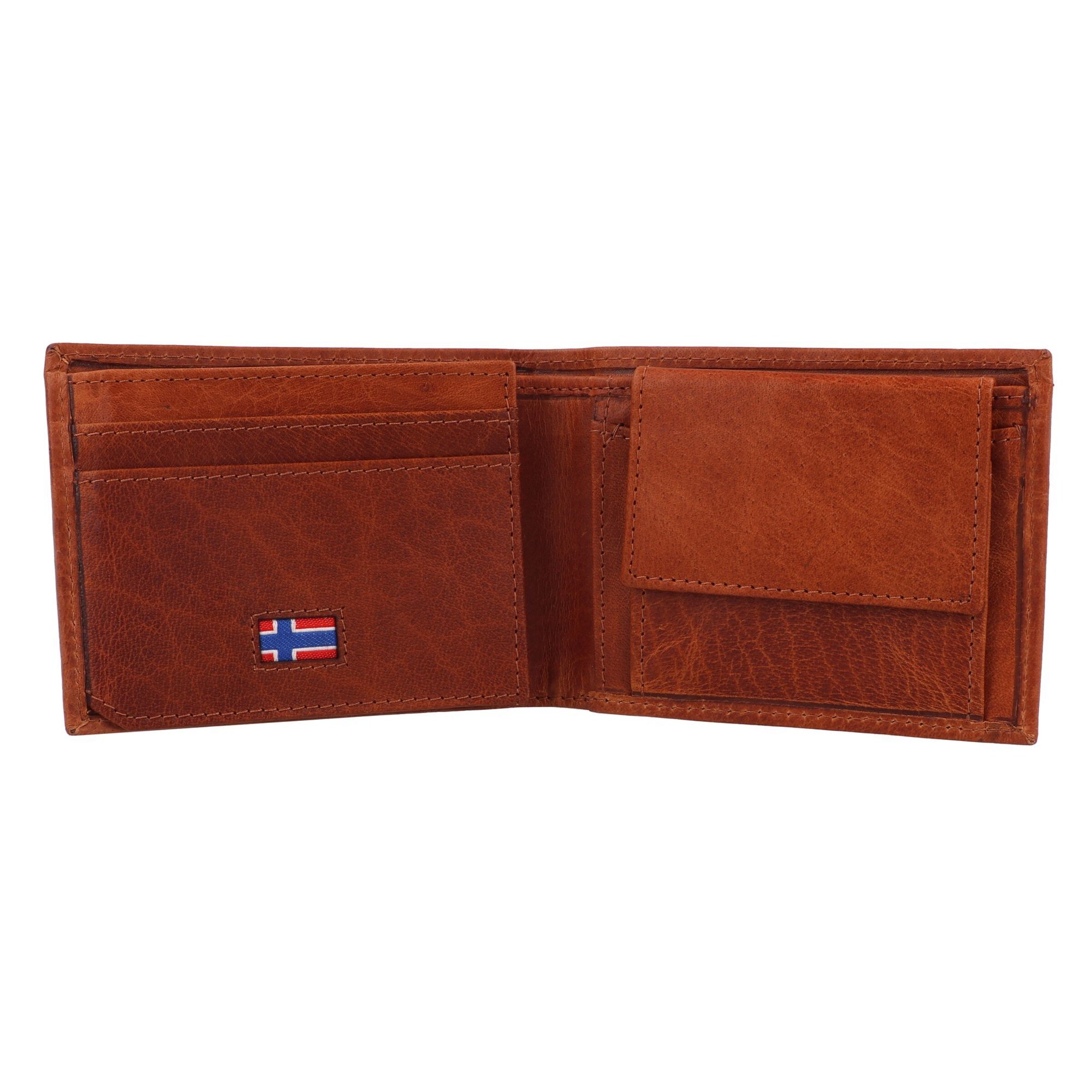 Portamonete 'House of Norway' di GREENBURRY in marrone