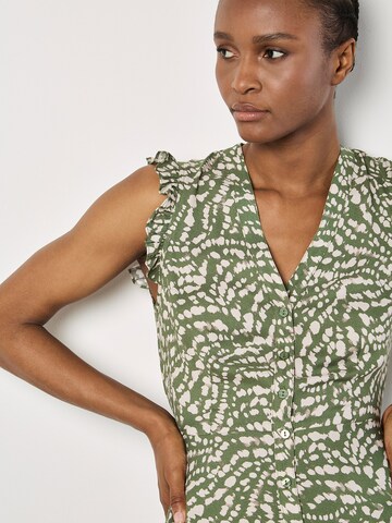 Robe ' ' Apricot en vert