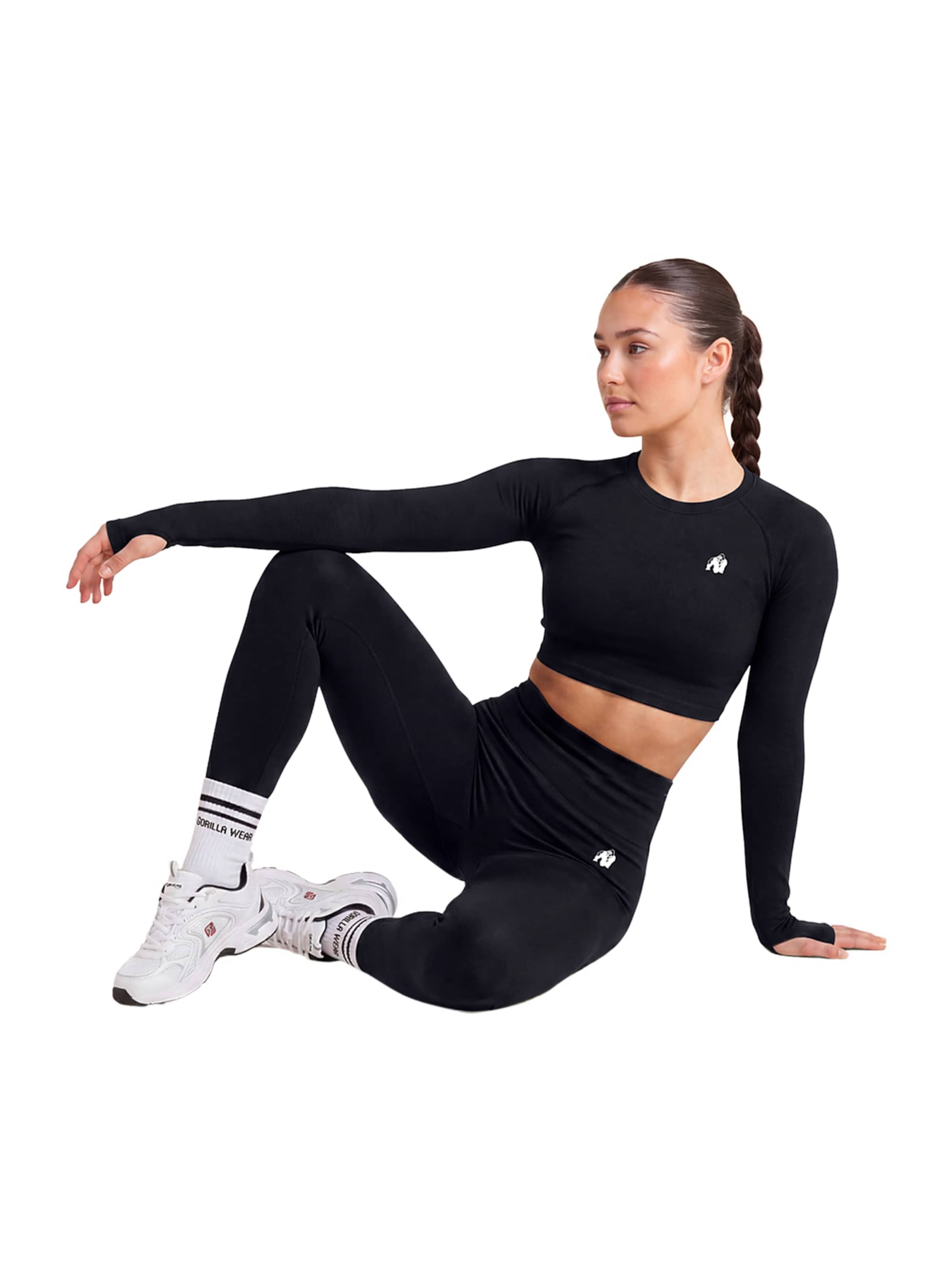 T-shirt fonctionnel 'Hilton Seamless' Gorilla Wear en noir
