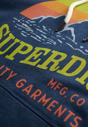 Sweat-shirt 'Core' Superdry en bleu