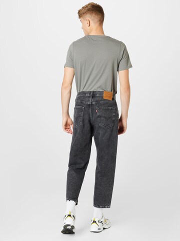 LEVI'S ® Loosefit Jeans '568™ Stay Loose Tapered Crop' in Zwart