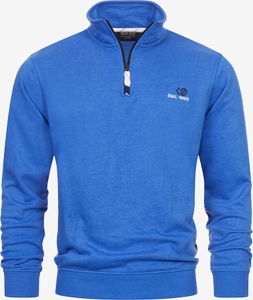 INDICODE JEANS Sweatshirt 'Corey' in Blue: front